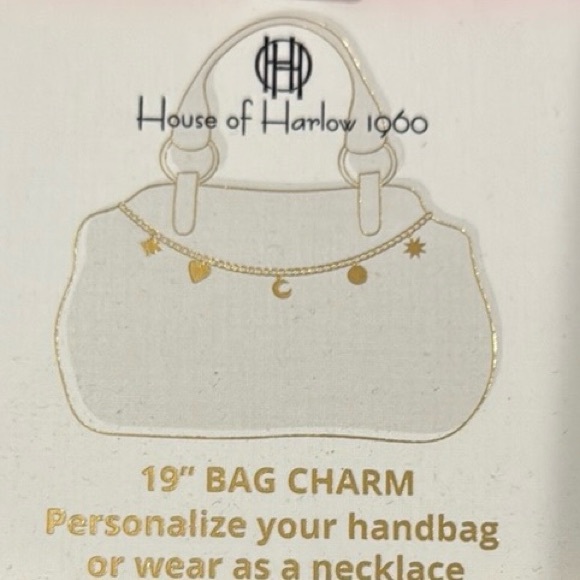 House of Harlow 10” Bag Charm or Necklace NIB - Picture 2 of 3